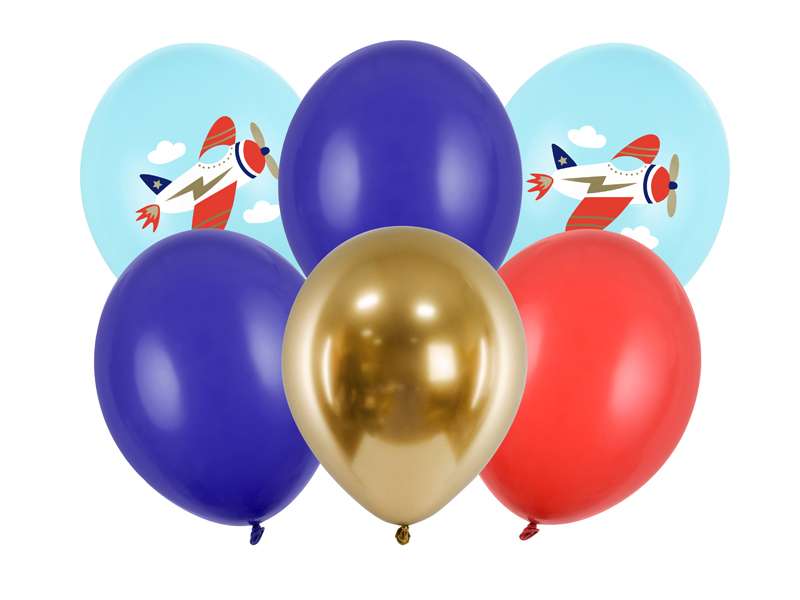 6 Motivballons - Plane | Boutique Ballooons