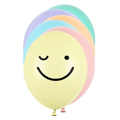6 Motivballons - Happy Faces | Boutique Ballooons