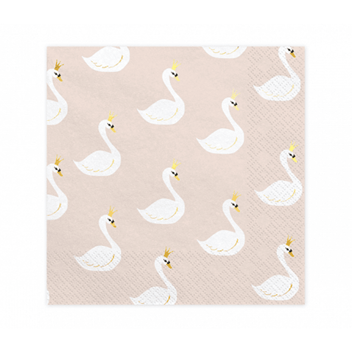 20 Servietten Trend - 33cm - Lovely Swan | Boutique Ballooons