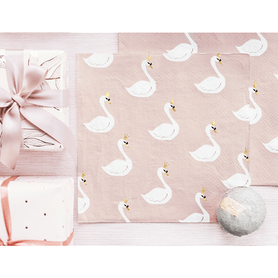 20 Servietten Trend - 33cm - Lovely Swan | Boutique Ballooons