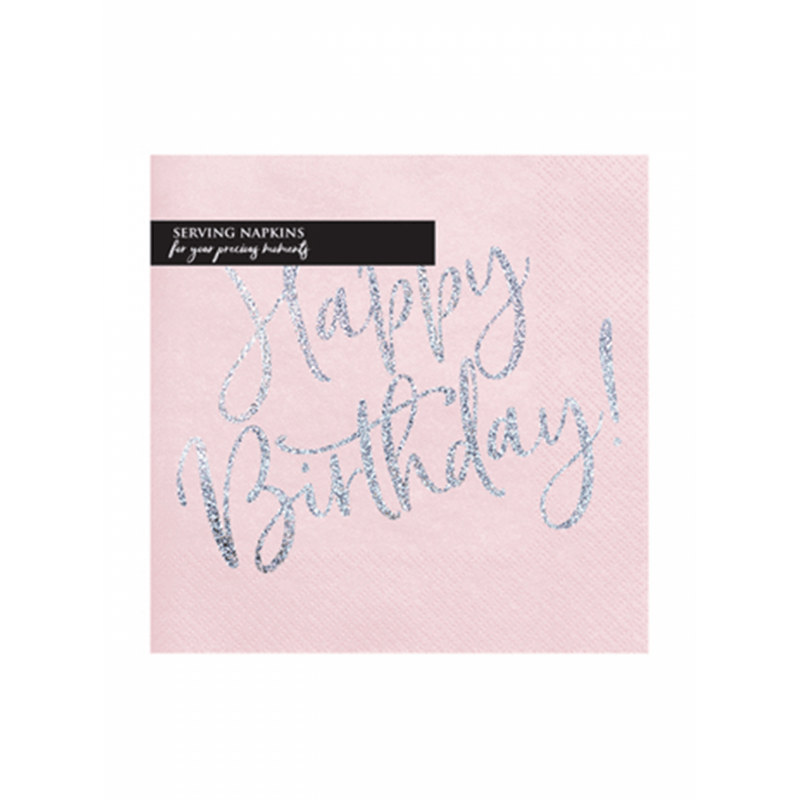 Servietten Happy Birthday Shine