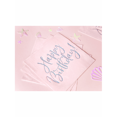 Servietten Happy Birthday Shine