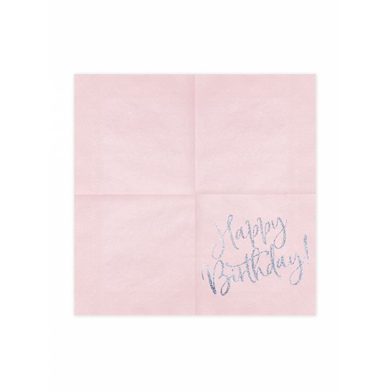Servietten Happy Birthday Shine