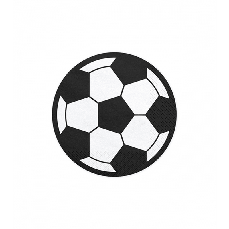 20 Servietten Trend - 13cm - Football | Boutique Ballooons