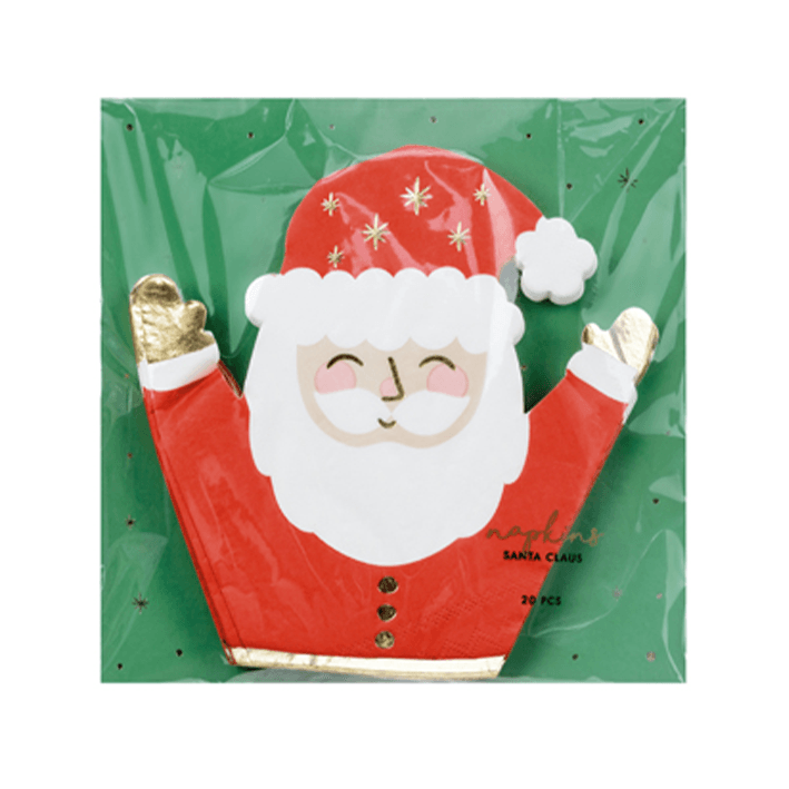 Servietten Santa Claus