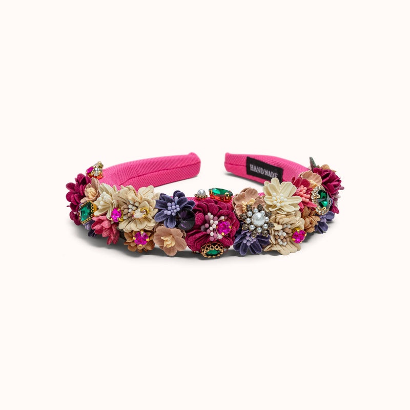 by Vivi. - Haarband Flower Pink