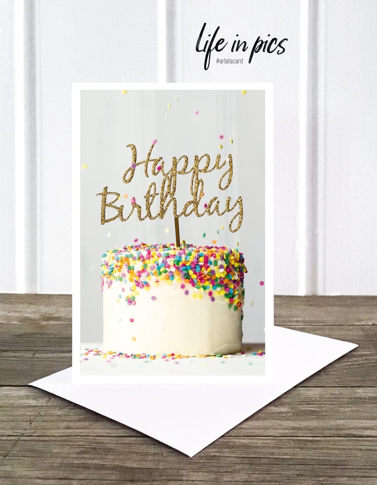 Klappkarte Birthday Cake