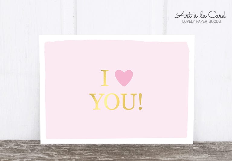 Postkarte I Love You