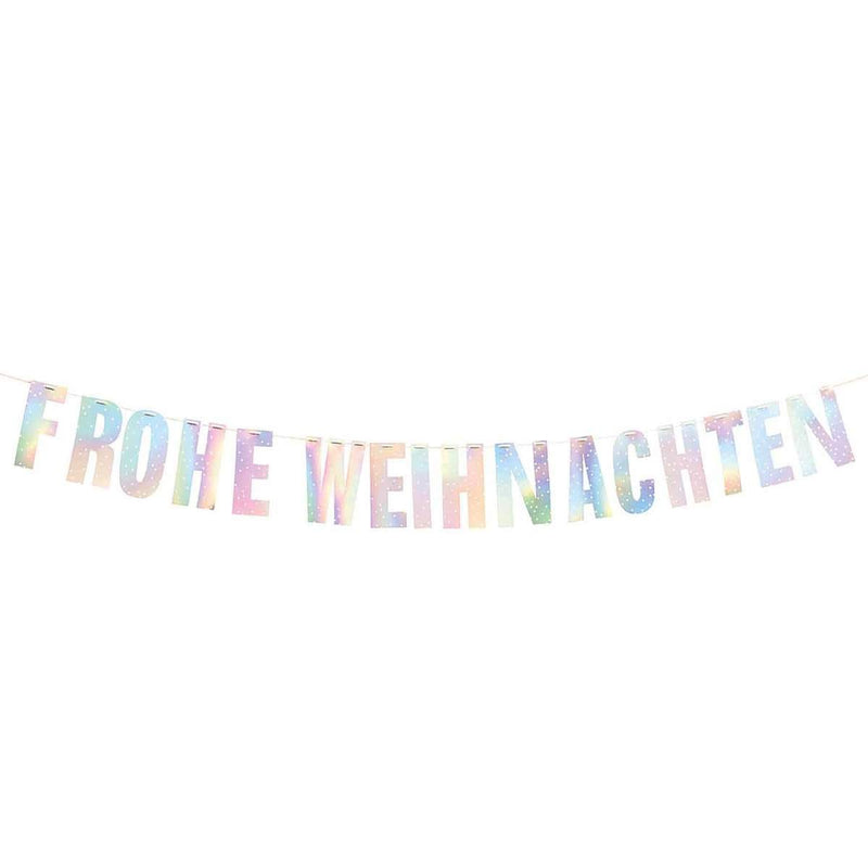 Paper Poetry Girlande Frohe Weihnachten 3m Hot Foil